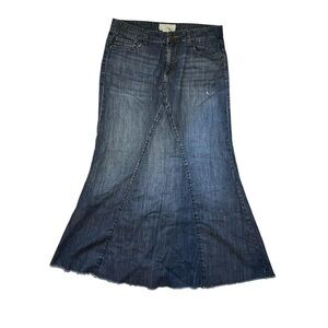 2000s denim maxi skirt ౨ৎ˚